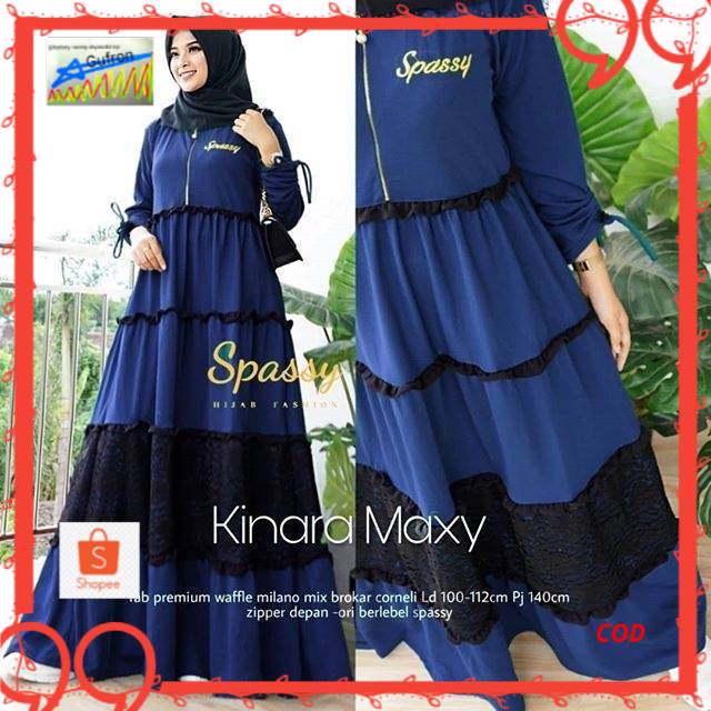 Maxy kinaya maxi dress nolera noora eropa sabrina kosa yolanda kotaka prisilia plisket ainun spassy