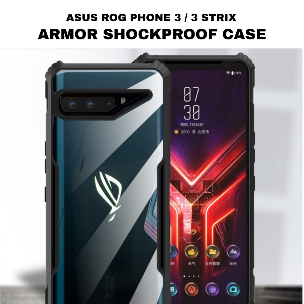ASUS ROGPHONE 3 / 3 STRIX - ROG 5 ARMOR SHOCKPROOF CASE - rog phone 3 rog5 CASING
