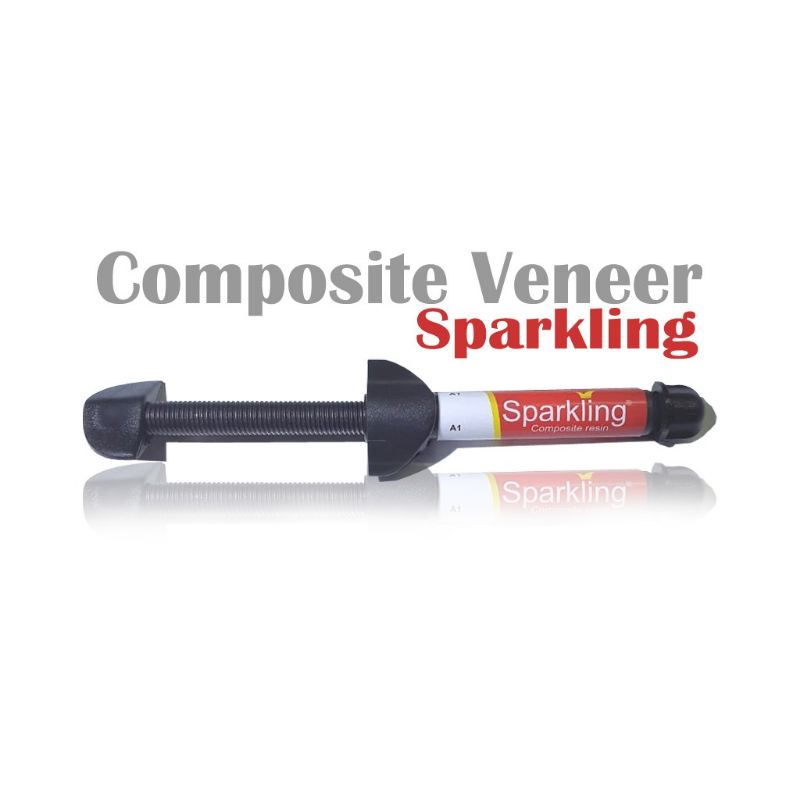 Image of composite vener SPARKLING composite resin #0