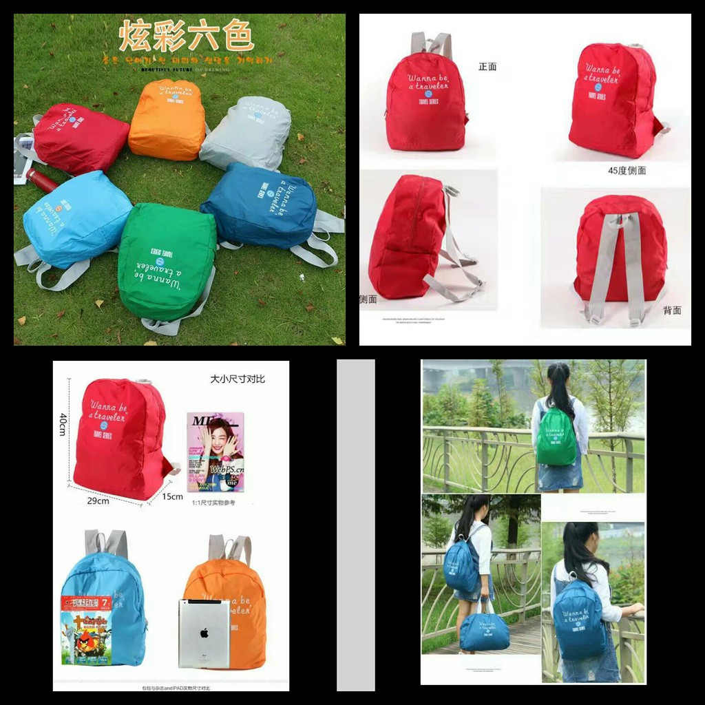 Tas Ransel Punggung S.4 Backpack Organizer Travel Bag Doky