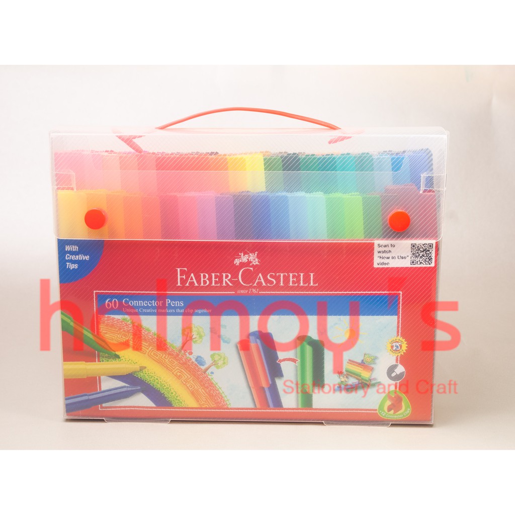 

SPIDOL / CONNECTOR PENS FABER CASTELL 60 WARNA