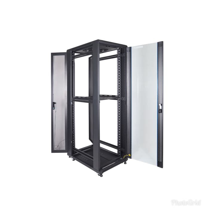 Indorack IR9042G Standing Close Rack 19&quot; 42U Glass Door Depth 900mm STANDING CLOSE RACK 42U