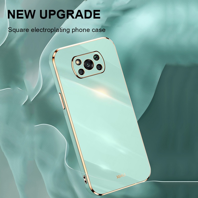 Casing Soft Case Xiaomi Poco X3 GT F3 X3Pro NFC M3 Pro Mi 11 Lite 11T 10T Note7 6D Bahan Karet