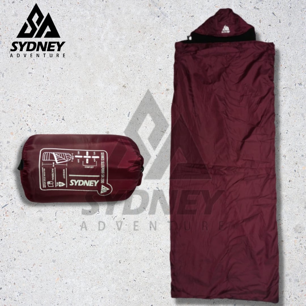 sleeping bag bulu tebal include bantal sa200   sumit series  kantung tidur selimut camping sleeping 
