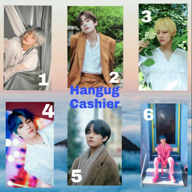 

V BTS poster A4/A3+ bahan Art Karton glossy (bisa req foto lain)
