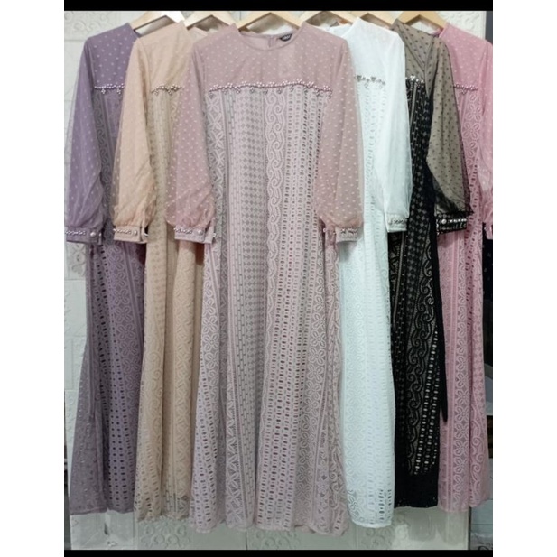 gamis tile mutiara by ozias