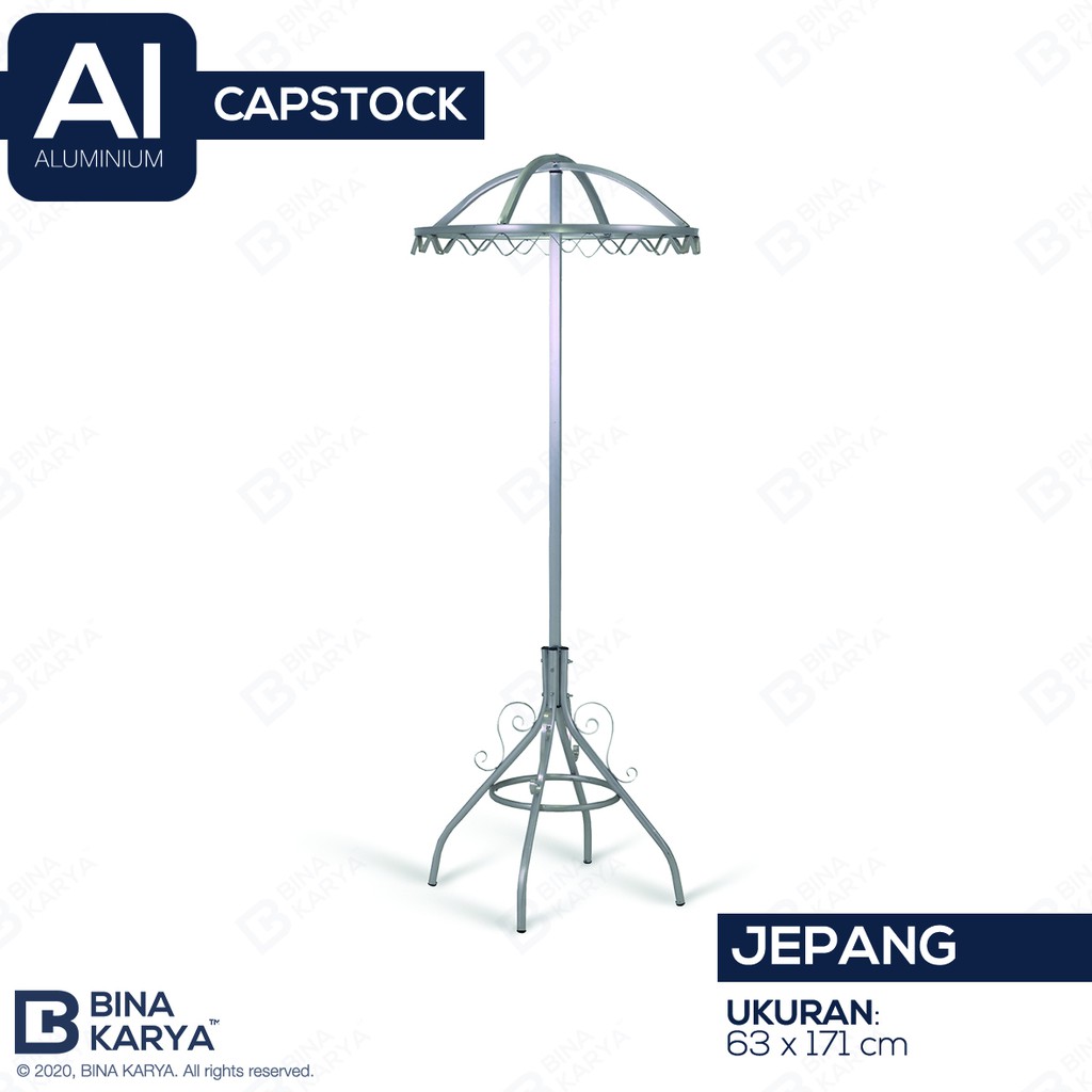 CAPSTOCK ALUMINIUM JEPANG BINA KARYA 63 cm