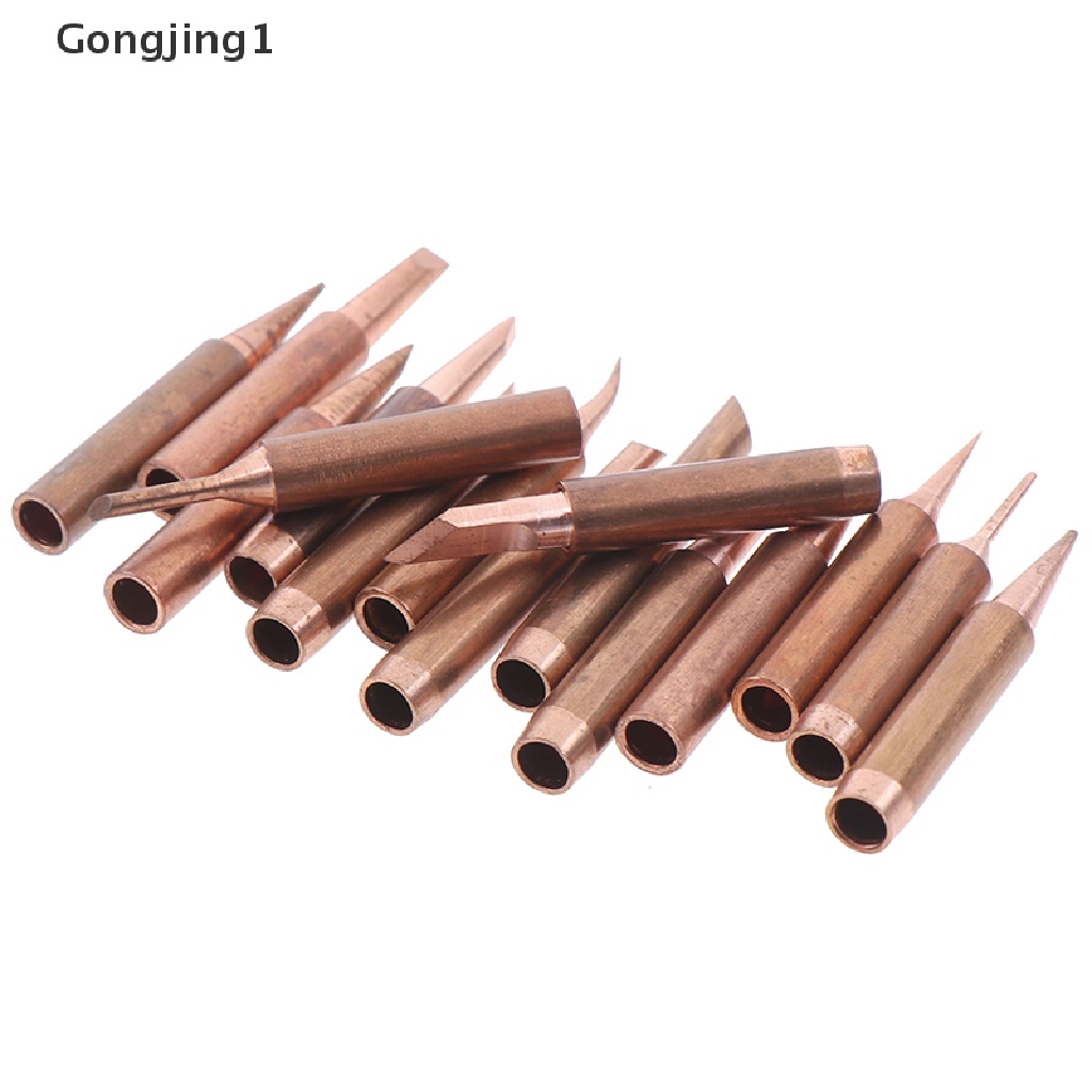 Gongjing1 10pcs / lot 900m-t-k Ujung solder Besi Tembaga Diamagnetik