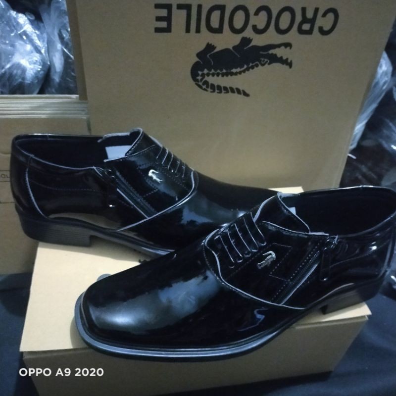 Sepatu PDH Kilap Kerja Kantoran/Formal/Polisi/Security Asli Real Picture