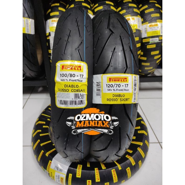 Paket Ban Pirelli Diablo Corsa 2 II 100/80-17 & 120/70-17 DRSport