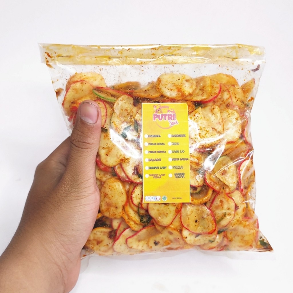 Kerupuk Seblak Bawang WarWar 250gr Extra Daun Jeruk