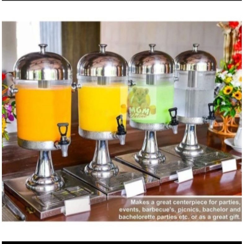 dispenser juice hotel prasmanan 8 liter / water tank juice 8 liter / dispenser jus hotel dan restora
