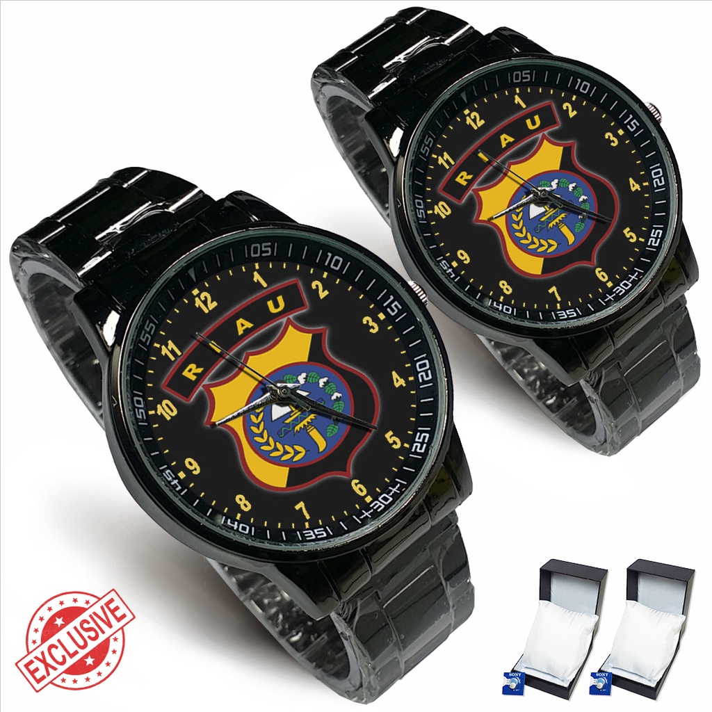 Jam Tangan Rantai Couple POLDA RIAU (Keren)