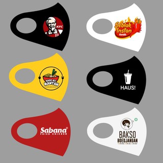 masker scuba premium custom logo gambar satuan | Shopee