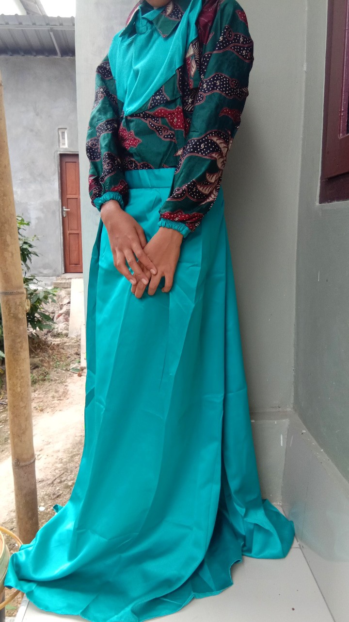 Couple Batik Gamis Pesta/couple Batik Modern