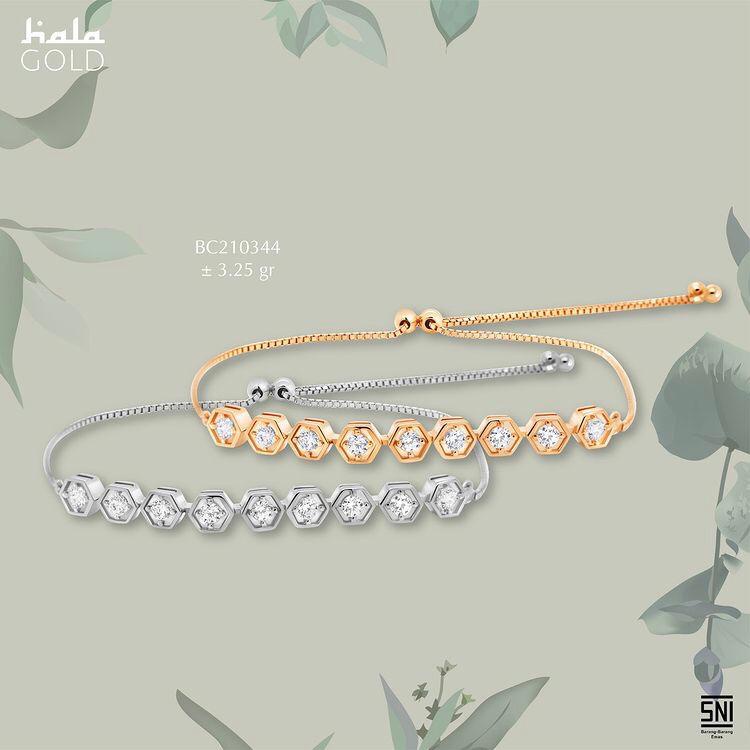 Gelang Hala Gold Heksa Collections BC210344