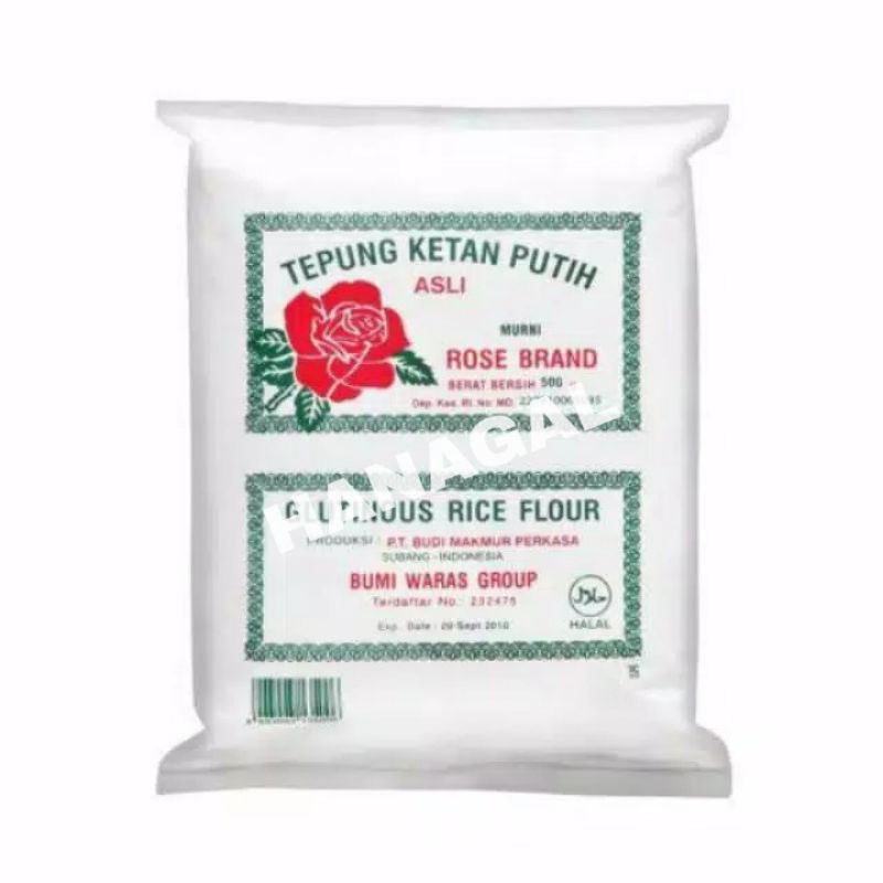 

DUTASP11 - Tepung Ketan Putih Rose Brand 500 gr