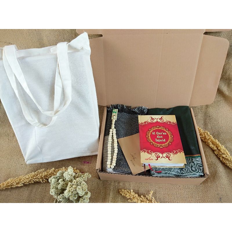 Kado Cowok Special Gifh Box Elegant muslim 25 x 20 x 8 cm / Kado Ultah Cowok Muslim / Hampers Ibadah