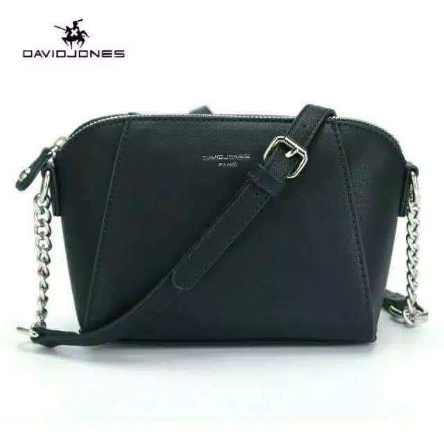 Tas Selempang david jones tas bahu tangan selempang wanita original - Black Tas cowok keren terbaru 