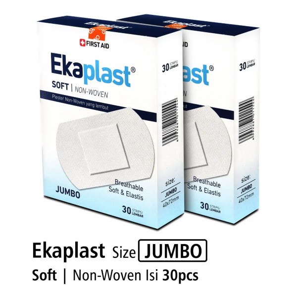 EKAPLAST PLESTER LUKA SOFT JUMBO ISI 30 / BOX