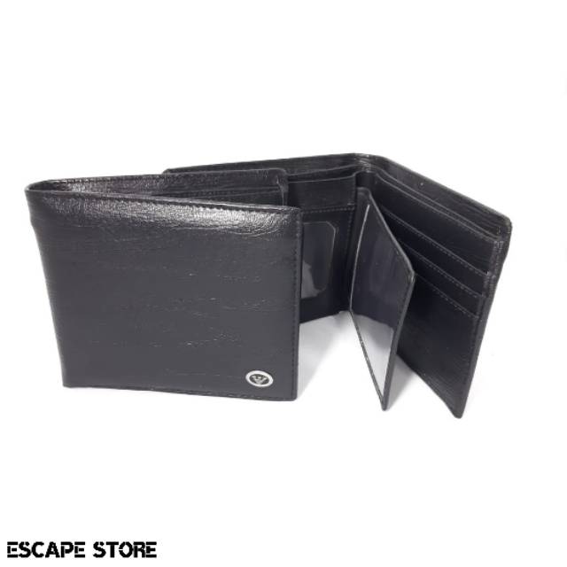 Dompet Kulit Pendek Pria Best Seller - HITAM