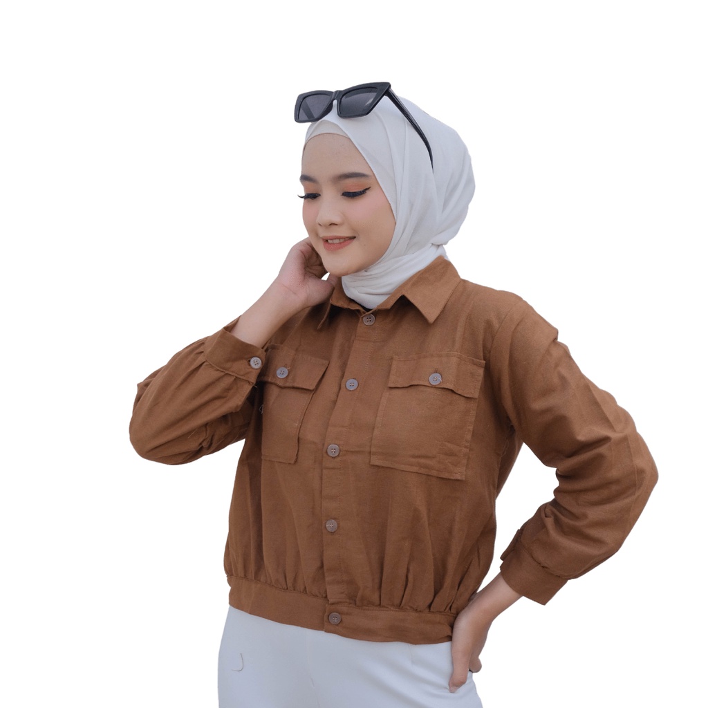 Kairo Jaket Linen Premium / Hiro Jaket Pusatgrosir_solo