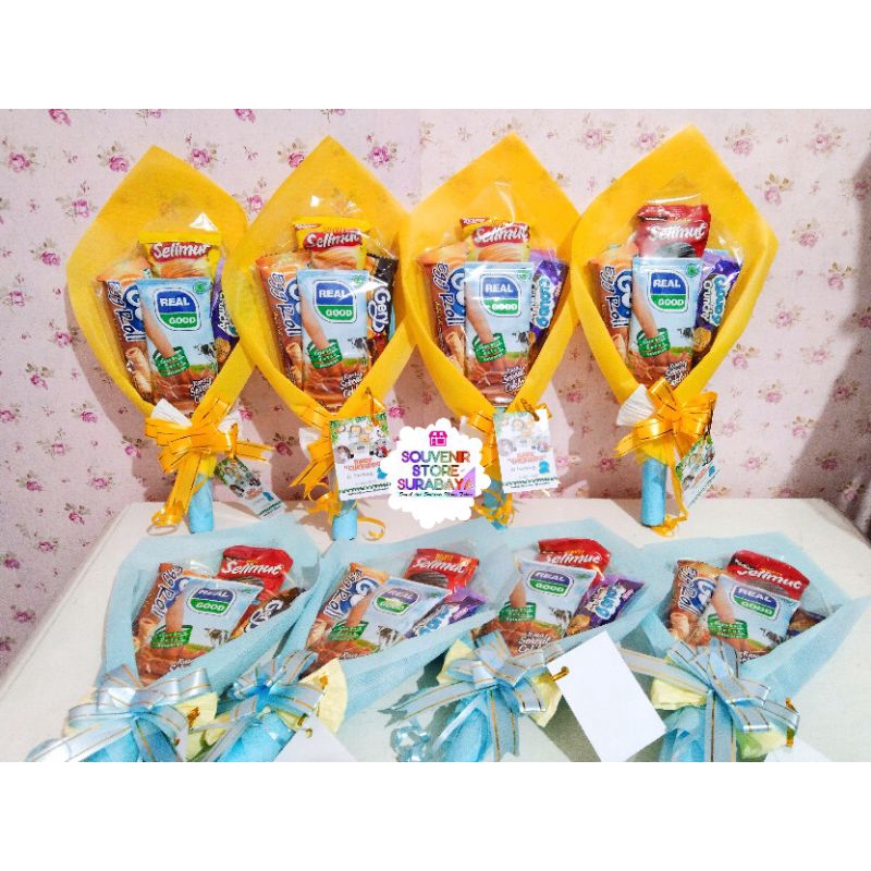 Bucket Snack Murah/ Bucket murah / Snack Ultah anak/ Bouquet Surabaya/Bingkisan Ultah /Snack Bouquet