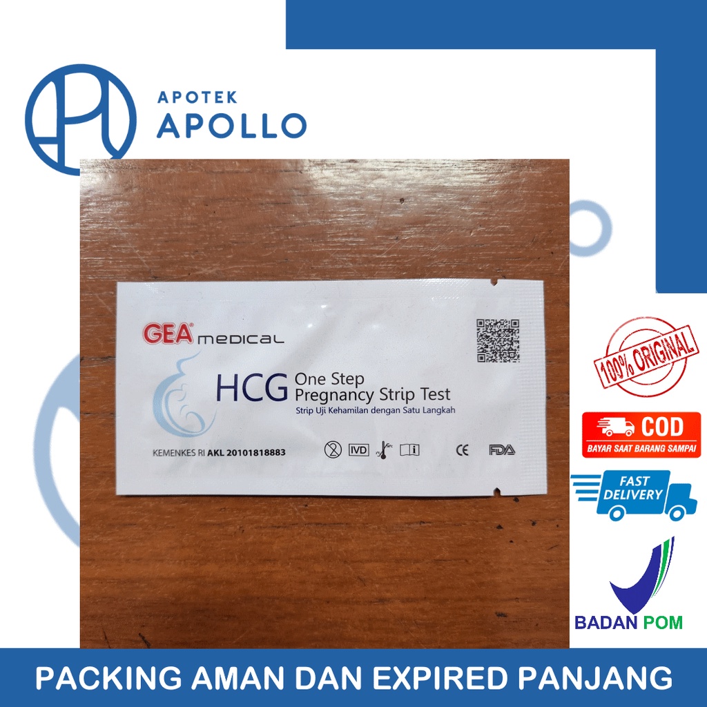 GEA TES KEHAMILAN HCG UJI HAMIL SEKALI PAKAI