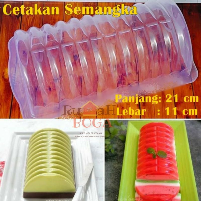 cetakan puding semangka