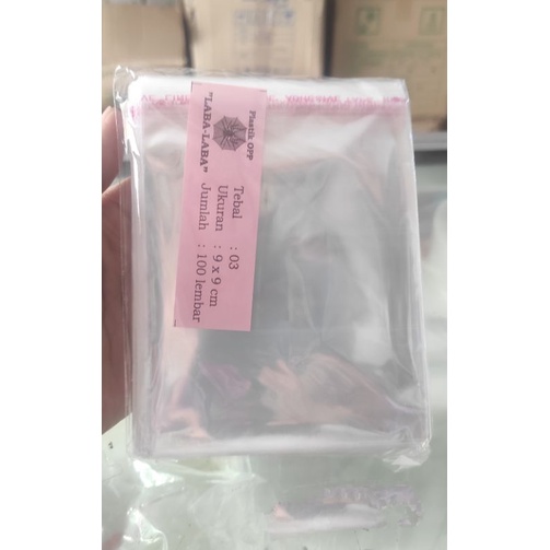Plastik OPP 7x13 cm tebal 03