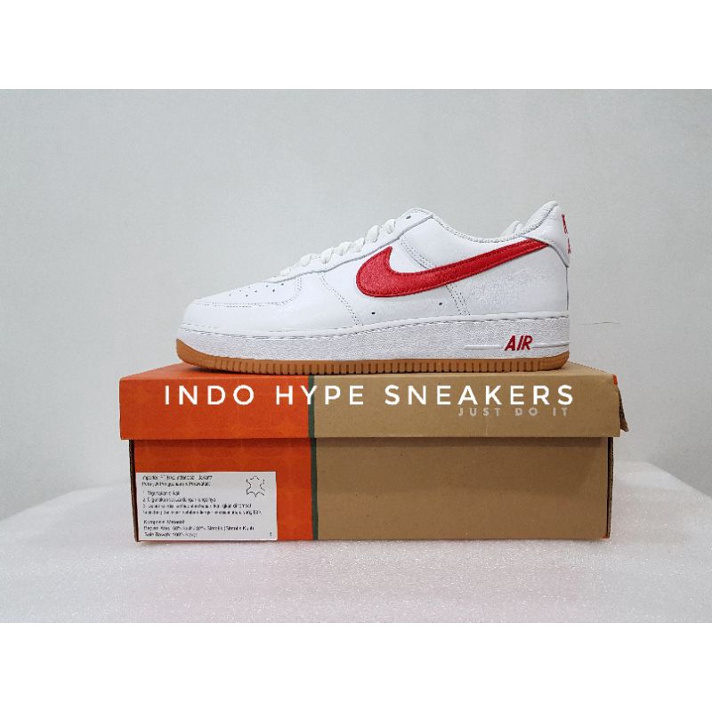 Nike Air Force 1 COLOR OF THE MONTH WHITE RED