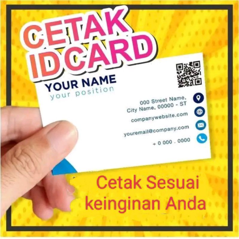 

Cetak Id card custom