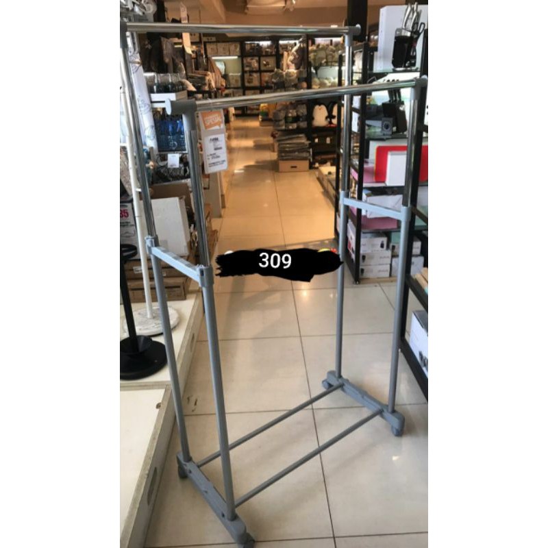 stand hanger double sisi / gantungan baju informa