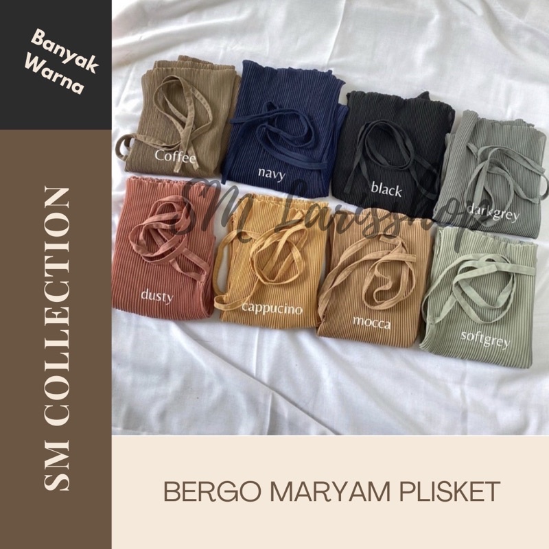 BERGO PLISKET / BERGO CERUTY PREMIUM HIJAB INSTAN