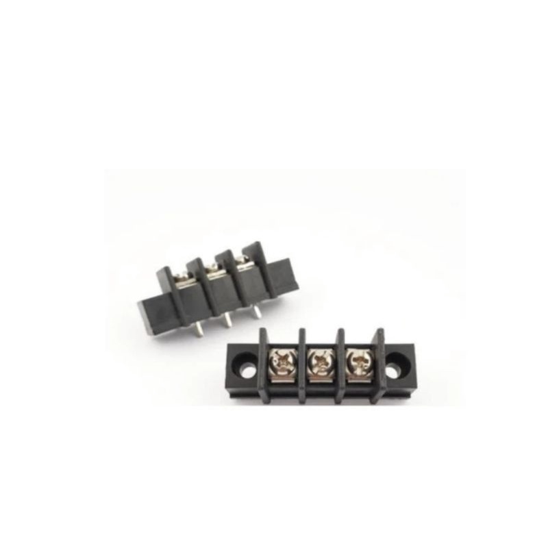 Terminal Block Hitam 3P PCB 3 P KF45 3 Pin KF 45 With Ears Kuping