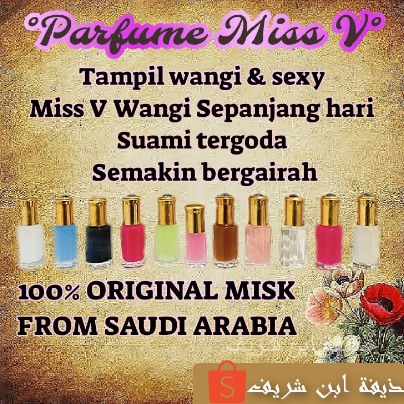 MISK THAHARAH 100% ORIGINAL SAUDI  INTIMATE PARFUME MISK THAHARAH MISS  || Wangi Lembut Misk Thahara