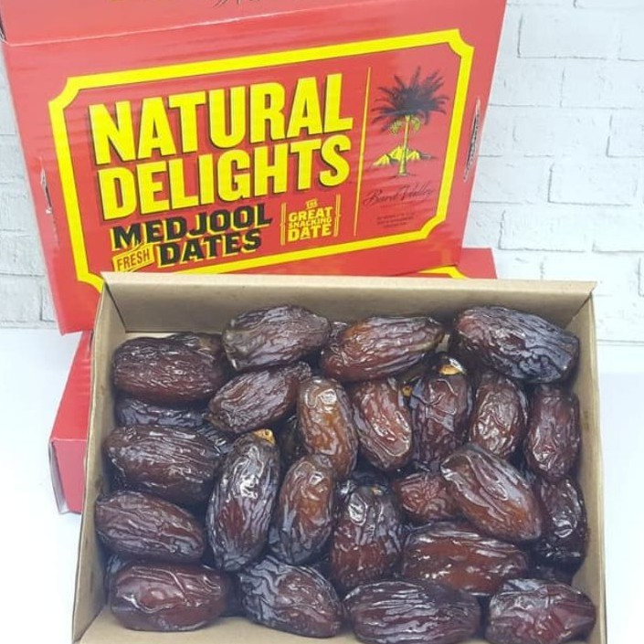 kurma medjool bard valley natural delights kemasan dus 1kg