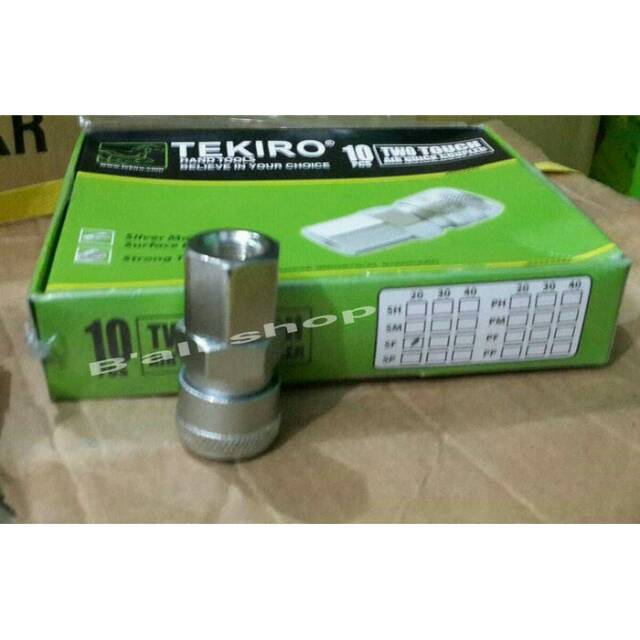 Quick Coupler Two Touch 20SF Tekiro