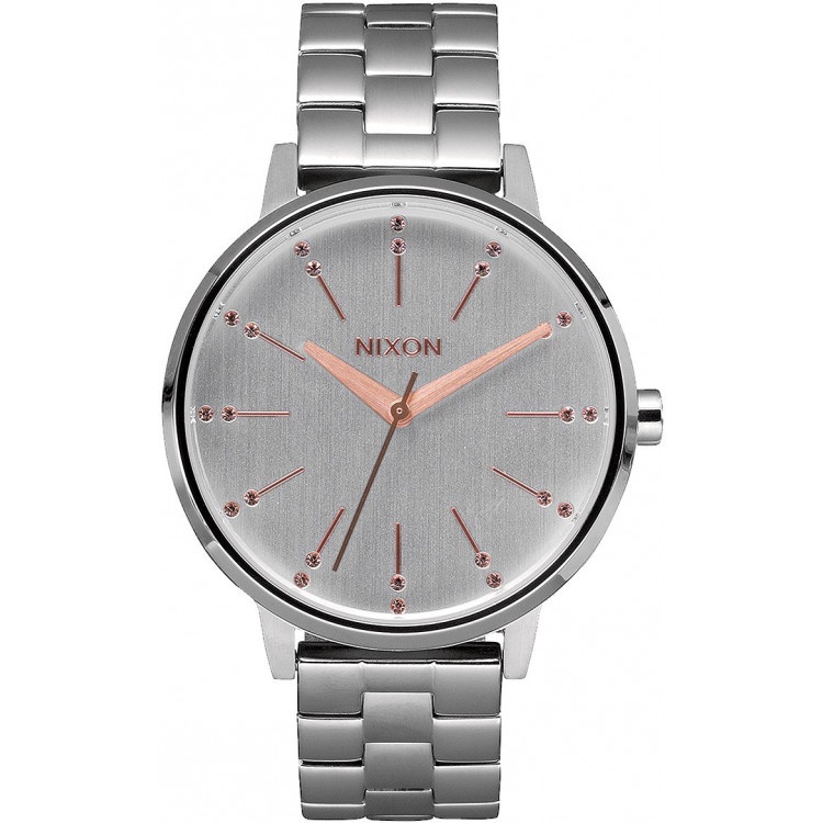 Jam Tangan Wanita Nixon Kensington A0991519 Silver Stainless / Champagne Chrystal