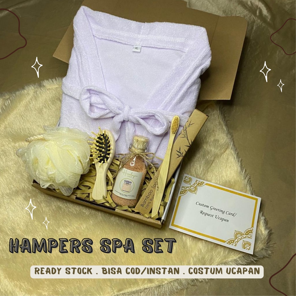 

[ HAMPERS SPA SET ] HAMPERS BATHING WEDDING PERNIKAHAN ULANG TAHUN WEDDING GRADUATION WISUDA BIRTHDAY ENGAGEMENT TUNANGAN CEWEK COWOK