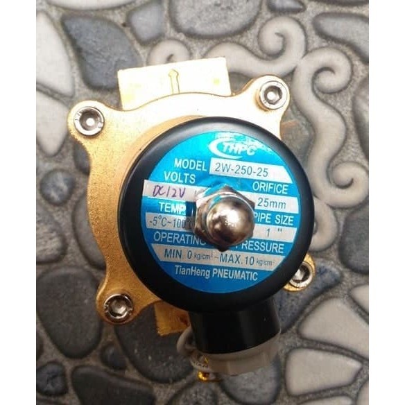 Solenoid Valve Kuningan 1 Inchi Normaly Closed