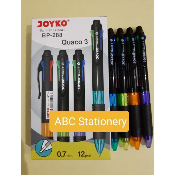 

Big Sale Pulpen Joyko 4 warna BP-288 (1 pak isi 12 pcs) Big Sale