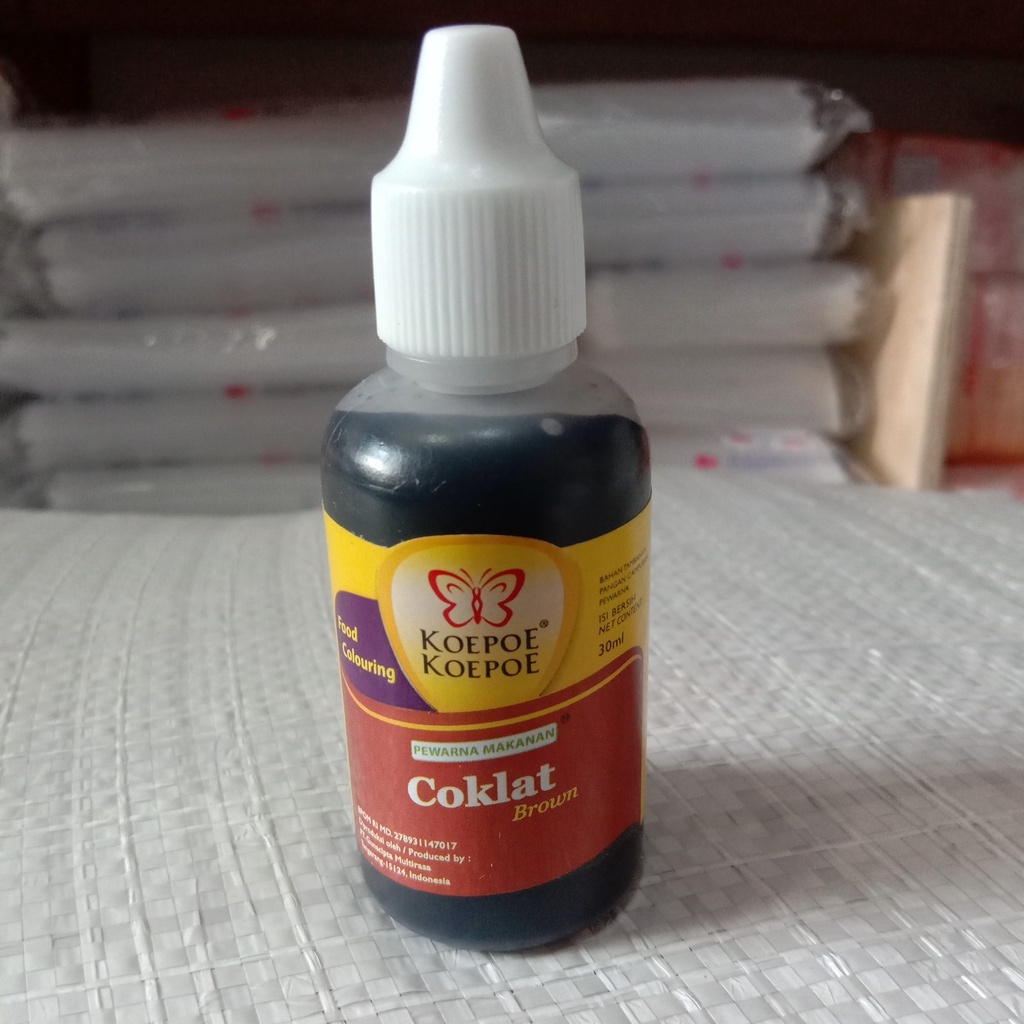 

Koepoe Koepoe Pewarna Makanan Coklat / Cokelat 30 ml