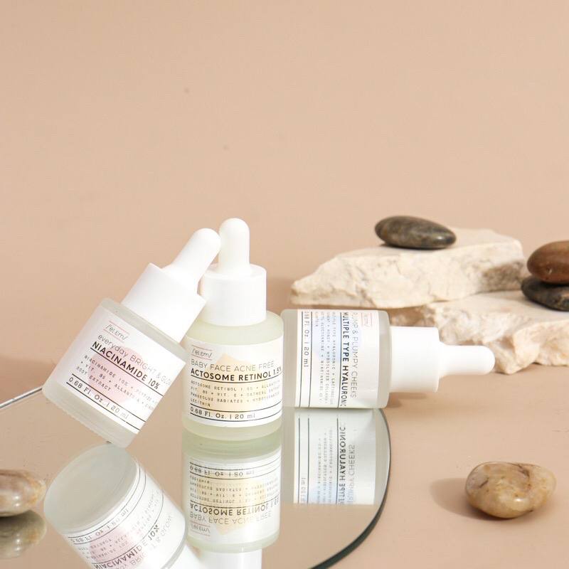 Eiem Beauty Moisturizer, Toner, Serum Wajah Niacinamide, Retinol, Hyaluronic