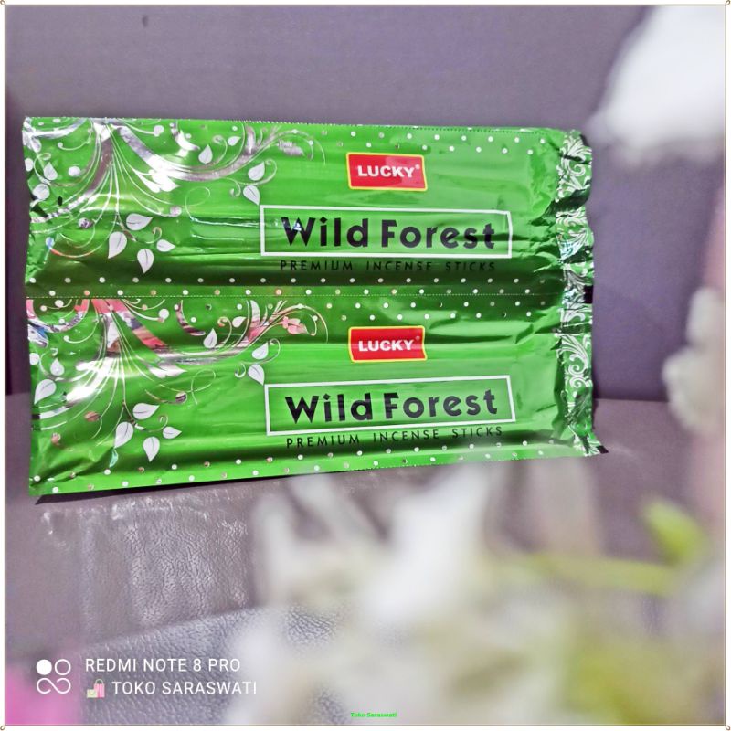 Dupa Super Wangi Aromaterapi Musk Kasturi Wild Forest Isi 35 Stik Hitam