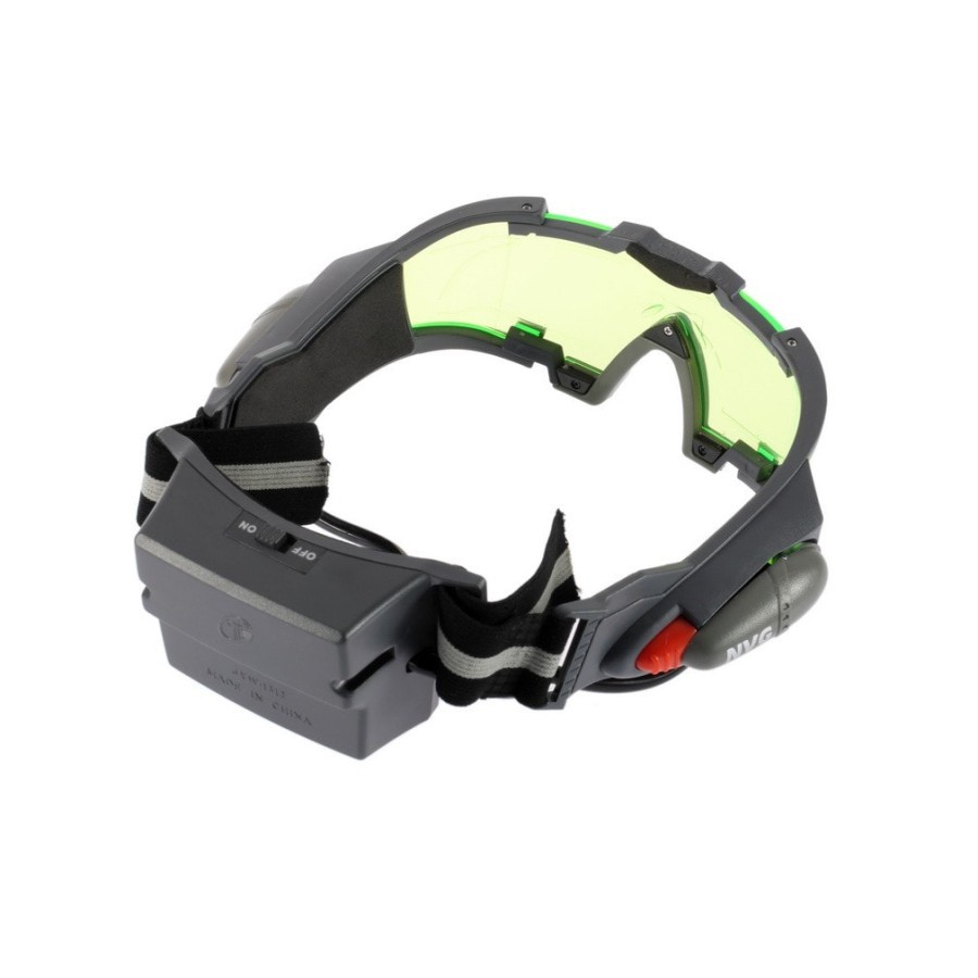 Green Lens Adjustable Elastic Band Night Vision Goggles Glasses