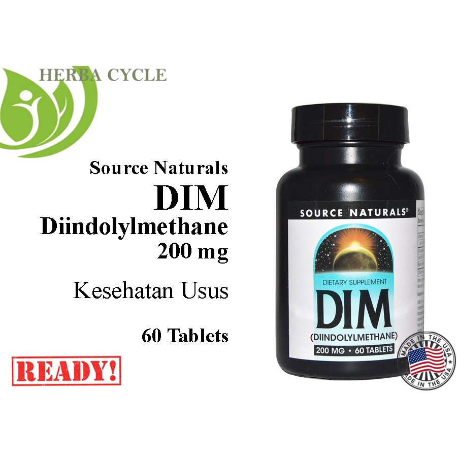 Source Naturals DIM Diindolylmethane 200 mg 60 Tablets Source Natural DIM