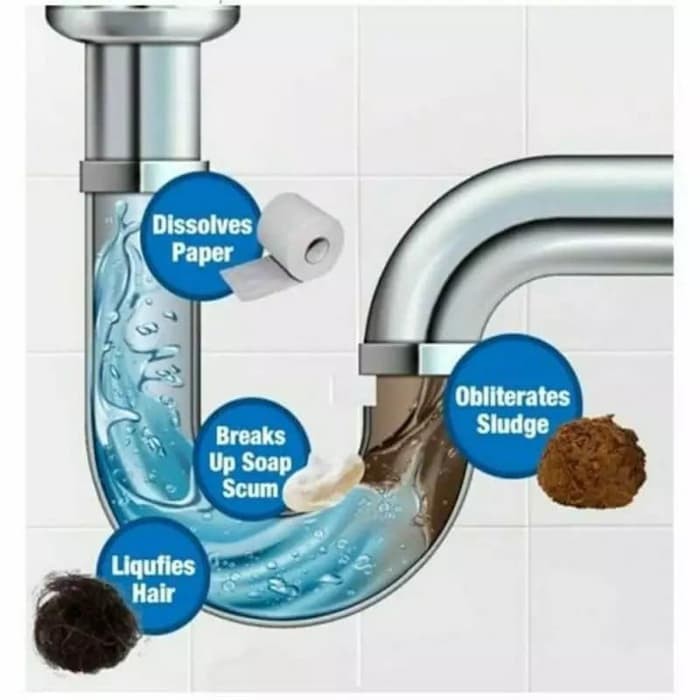 WILD TORNADO Sink and Drain Powder Pembersih Pipa Tersumbat