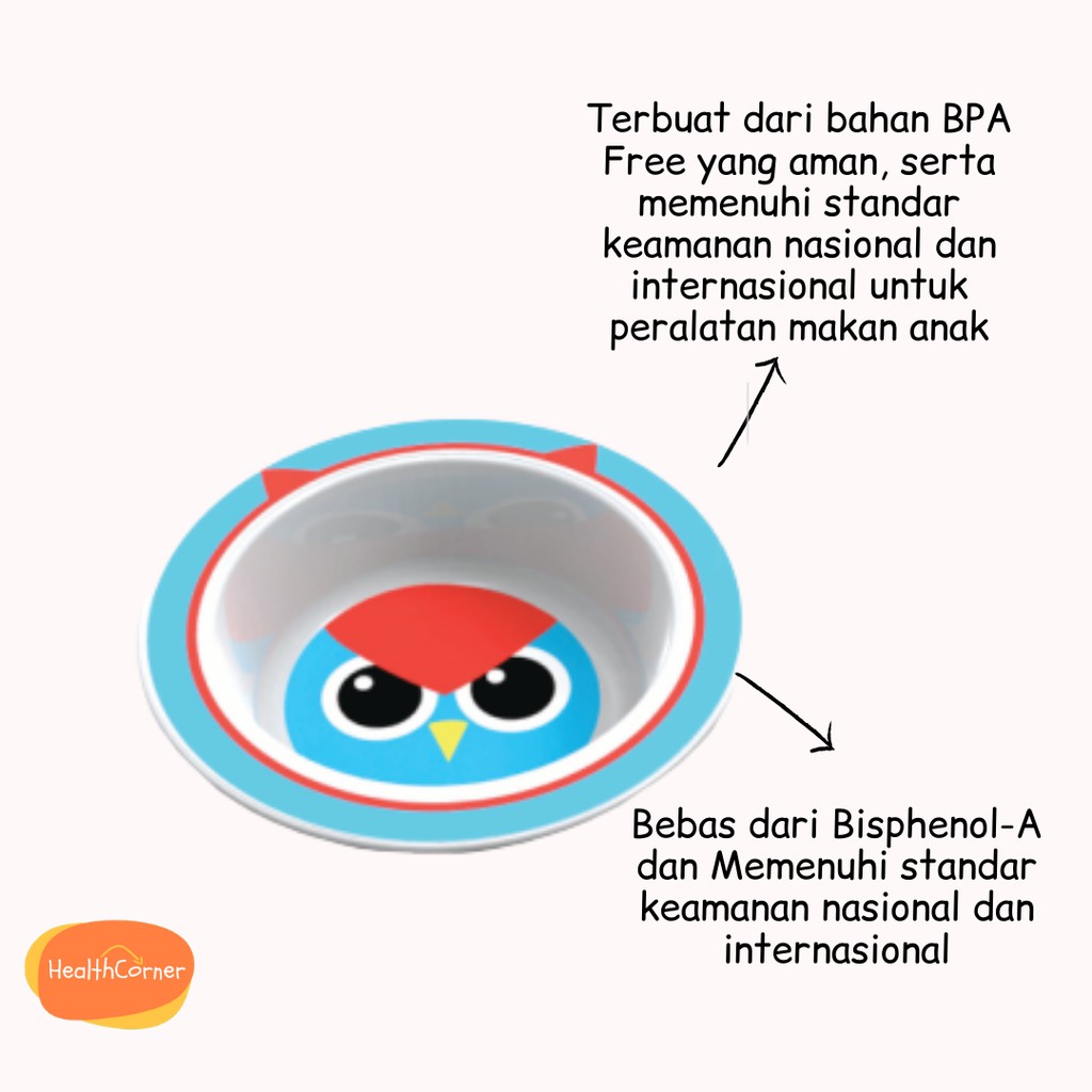 Babysafe Baby Bowl / Mangkok Makan Anak / Tempat Makan Anak