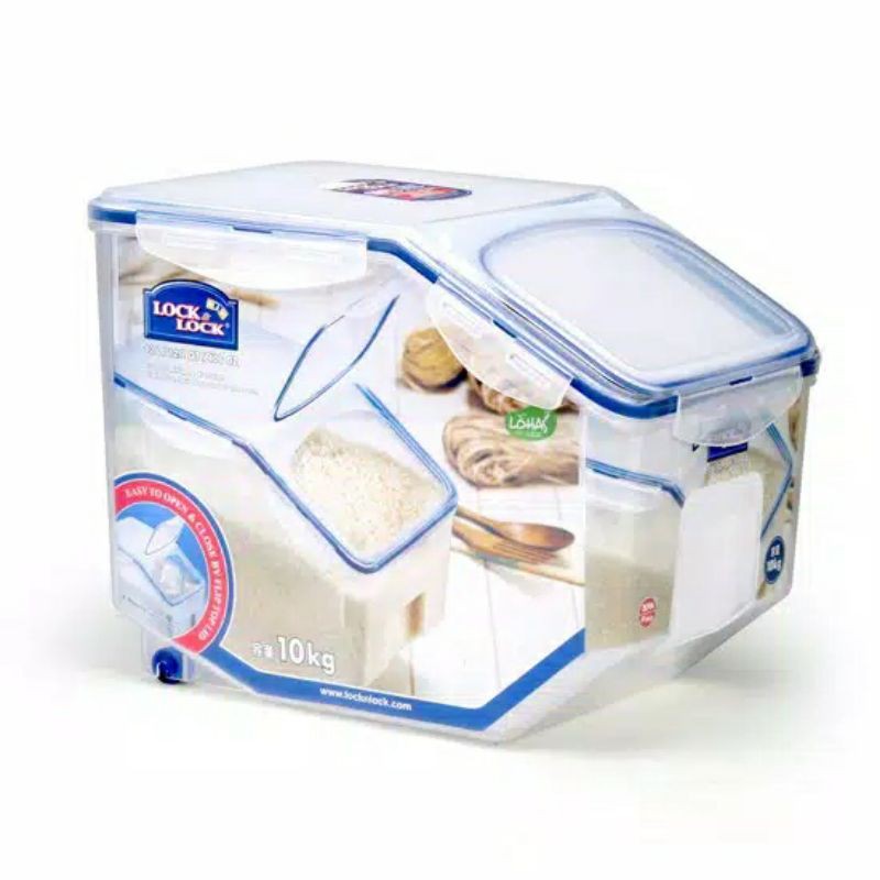 Lock &amp; Lock Rice Case Box 10kg HPL510 - Tempat penyimpanan beras